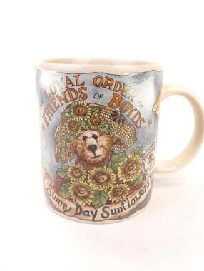 Boyds Bears Bloomin' Mug #01999-65 Vintage 1998